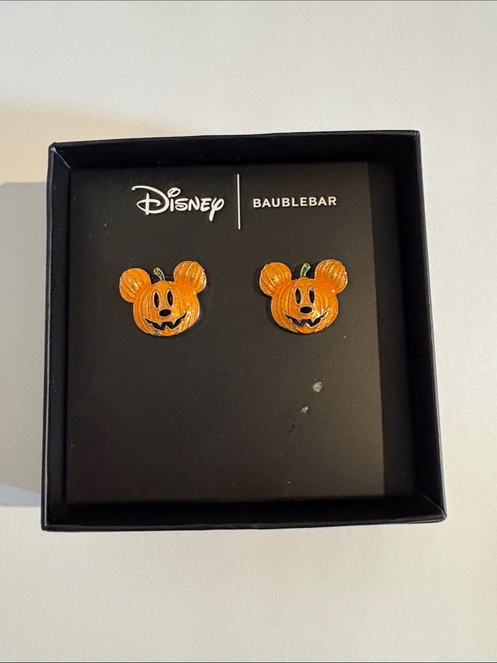 Disney x Baublebar Mickey Mouse Halloween Jack O’Lantern Earrings
